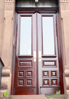 custom mahogany doors